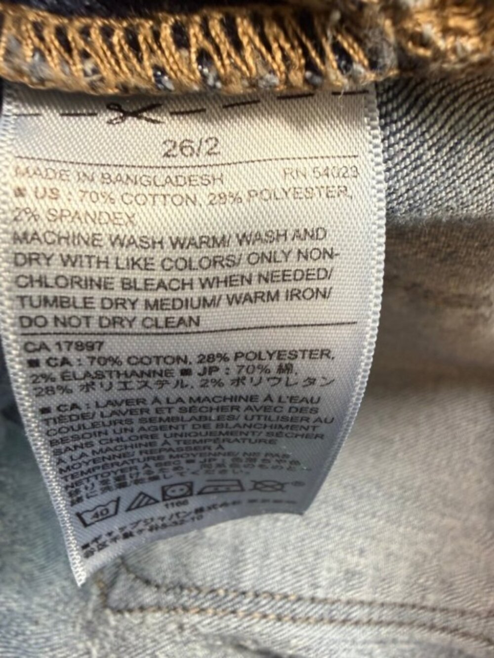 Banana Republic Womens 26/2 Skinny Jeans Medium Wash Stretch Denim Classic Fit - Picture 3 of 4